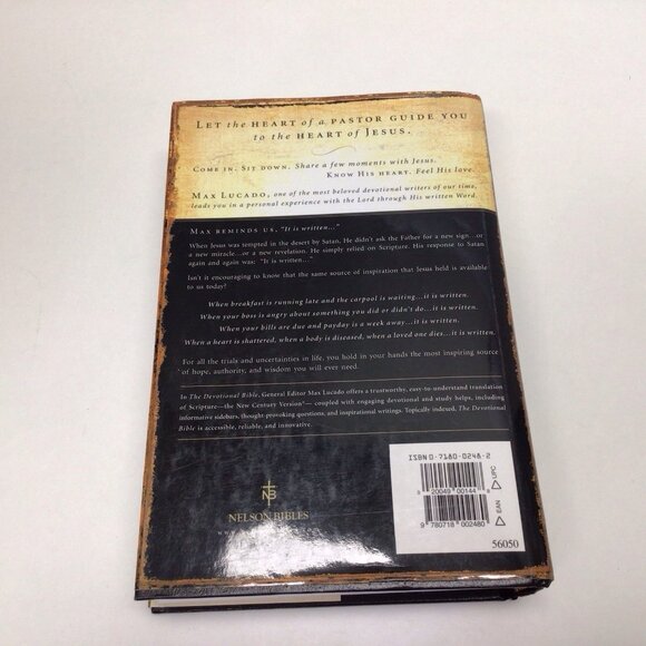 The Devotional Bible Experiencing the Heart of Jesus Max Lucado Hardcover NEW - Picture 10 of 11